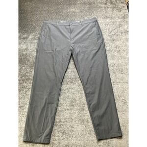 Fresh Clean Threads Chino Pants Men 42x32 Gray High Rise Straight Leg Flat Front